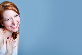 Happy woman who used hypnosis to lose weight