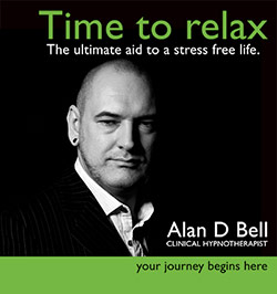 Relaxation CD - Time to Relax by Alan D Bell clinical hypnotherapist
